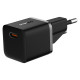 Мережевий зарядний пристрій Baseus GaN5 Fast Charger(mini) 1C 20W EU Cluster Black(With: Baseus Dynamic 3 Series Fast Charging Data Cable Type-C to Ty (P10110900113-00)