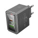 Мережевий зарядний пристрій BOROFONE BAS32A Treasure PD30W+QC3.0 charger(EU) Black (6941991110641)