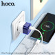 Мережевий зарядний пристрій HOCO C125A Transparent tribute single-port PD20W charger set(Type-C to Type-C) Transparent Blue (6931474798381)