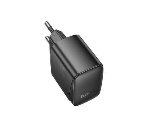 Мережевий зарядний пристрій HOCO CS61A Bright PD30W+QC3.0 charger (EU) Black (6942007638425)