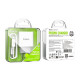 Мережевий зарядний пристрій HOCO C76A Pro Majestic single port PD30W charger set (C to iP)(EU) White (6942007616317)