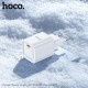 Мережевий зарядний пристрій HOCO C146A Charm single port PD20W charger (EU) White (6942007630245)