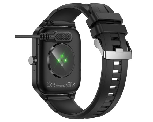 Зарядний пристрій для смарт-годинників Y26/Y27 Smart sports watch charging cable Black (6942007645454)