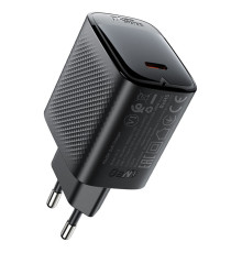 Мережевий зарядний пристрій ACEFAST A112 PD45W GaN single USB-C charger (EU) Black (6974316284055)