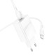 Мережевий зарядний пристрій з кабелем BOROFONE BA21A Pro Long journey single port PD20W charger set(C to C) White (6941991111426)