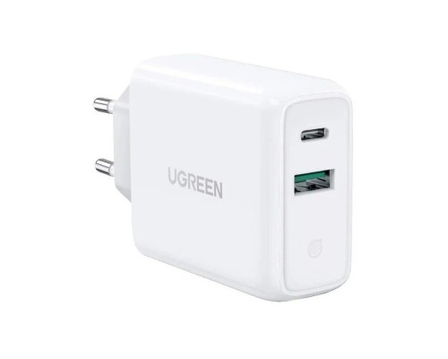 Зарядний пристрій UGREEN CD170 38W USB-C Wall Charger EU (White) (UGR-60468) (UGR-60468)