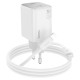 Мережевий зарядний пристрій HOCO N42 Elogiado dual-port PD45W(2C) charger set(C to iP) White (6942007617116)