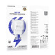 Мережевий зарядний пристрій BOROFONE BAS42A Potential single-port QC3.0 charger(EU) White (6941991113789)