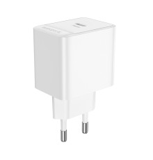 Мережевий зарядний пристрій BOROFONE BAS13A Erudite single port PD20W charger(EU) White (6941991104862)