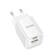 Мережевий зарядний пристрій HOCO C149A Charm PD30W+QC3.0 charger (EU) White (6942007630337)