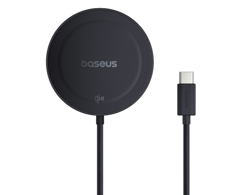 Бездротовий зарядний пристрій Baseus Simple Mini4 Magnetic Wireless Charging Stand 15W Universal Explorer Edition Cosmic Black (P10273300121-02)