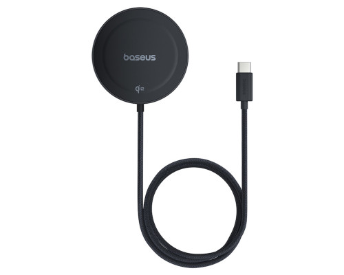 Бездротовий зарядний пристрій Baseus Simple Mini4 Magnetic Wireless Charging Stand 15W Universal Explorer Edition Cosmic Black (P10273300121-02)
