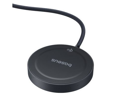 Бездротовий зарядний пристрій Baseus Simple Mini4 Magnetic Wireless Charging Stand 15W Universal Explorer Edition Cosmic Black (P10273300121-02)