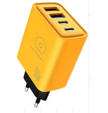 Мережевий зарядний пристрій WUW-C212 48W Charger 2 USB C + 2 USB C yellow (C212)