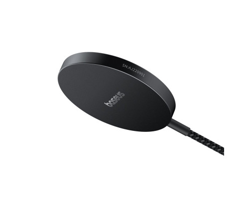 Бездротовий зарядний пристрій Baseus Simple Mini4 Air Magnetic Wireless Charger Qi2 15W Cluster Black (P10278200111-00)
