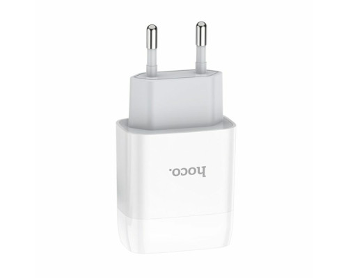 Мережевий зарядний пристрій HOCO C72A Glorious single port charger 10.5W White (6931474712899)