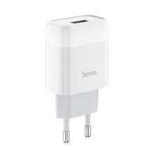 Мережевий зарядний пристрій HOCO C72A Glorious single port charger 10.5W White (6931474712899)