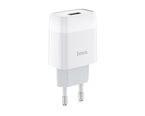 Мережевий зарядний пристрій HOCO C72A Glorious single port charger 10.5W White (6931474712899)