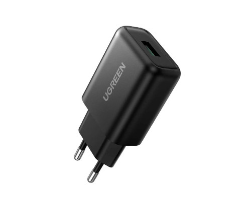 Зарядний пристрій UGREEN CD122 QC3.0 USB Fast Charger EU (Black) (UGR-70273) (UGR-70273)