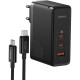 Мережевий зарядний пристрій Baseus GaN5 Pro Digital Fast Charger 2C+U 160W EU Cluster Black (With Superior Series Fast Charging Data Cable Type-C to T (P10110825113-00)