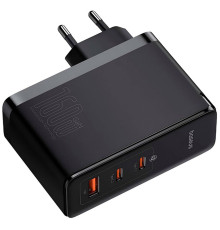 Мережевий зарядний пристрій Baseus GaN5 Pro Digital Fast Charger 2C+U 160W EU Cluster Black (With Superior Series Fast Charging Data Cable Type-C to T (P10110825113-00)