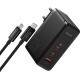 Мережевий зарядний пристрій Baseus GaN5 Pro Digital Fast Charger 2C+U 160W EU Cluster Black (With Superior Series Fast Charging Data Cable Type-C to T (P10110825113-00)