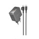 Мережевий зарядний пристрій BOROFONE BAS31A Treasure single port PD35W charger set(C to C)(EU) Black (6941991110627)