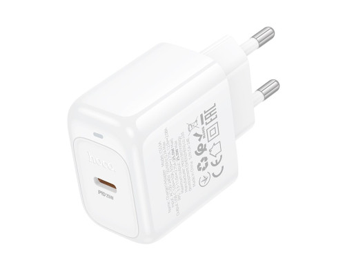 Мережевий зарядний пристрій HOCO CS53A Surplus single port PD25W charger White (6942007631488)