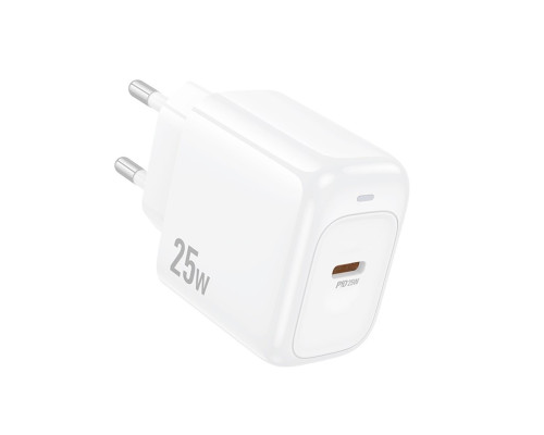 Мережевий зарядний пристрій HOCO CS53A Surplus single port PD25W charger White (6942007631488)