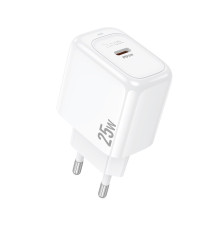 Мережевий зарядний пристрій HOCO CS53A Surplus single port PD25W charger White (6942007631488)