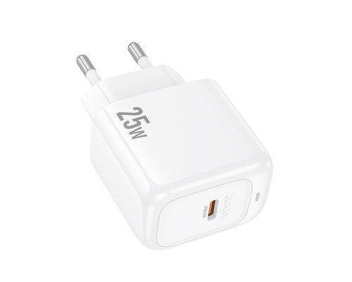 Мережевий зарядний пристрій HOCO CS53A Surplus single port PD25W charger White (6942007631488)