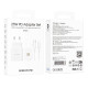 Мережевий зарядний пристрій BOROFONE BA82A Platinum single port PD25W charger set (C to iP) (EU) White (6941991112263)