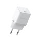 Мережевий зарядний пристрій Baseus Palm Fast Charger 1C 30W EU Moon White(With:Baseus Mini White Cable Type-C to Type-C 60W(20V/3A) 1m Moon White) (P10111605213-01)
