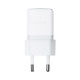 Мережевий зарядний пристрій Baseus Palm Fast Charger 1C 30W EU Moon White(With:Baseus Mini White Cable Type-C to Type-C 60W(20V/3A) 1m Moon White) (P10111605213-01)