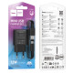Мережевий зарядний пристрій HOCO C134A Solid single-port charger set (Micro) (EU) Black (6942007621335)