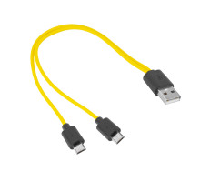 Кабель ZNTER LM12 MicroUSB Interface (1to2)(Для батарейок) NBB-132348