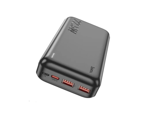 Зовнішній акумулятор HOCO J101A Astute 22.5W fully compatible power bank 20000mAh Black (6931474782496)