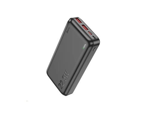 Зовнішній акумулятор HOCO J101A Astute 22.5W fully compatible power bank 20000mAh Black (6931474782496)