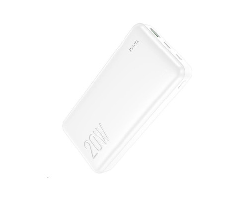 Зовнішній акумулятор HOCO J87A Tacker PD20W+QC3.0 power bank(20000mAh) White (6931474761040)