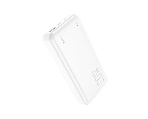 Зовнішній акумулятор HOCO J87A Tacker PD20W+QC3.0 power bank(20000mAh) White (6931474761040)