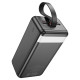 Зовнішній акумулятор HOCO J123C Element 22.5W+PD20W fully compatible power bank with digital display(60000mAh) Black (6942007612098)