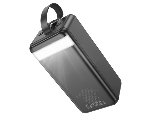 Зовнішній акумулятор HOCO J123C Element 22.5W+PD20W fully compatible power bank with digital display(60000mAh) Black (6942007612098)