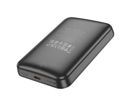 Зовнішній акумулятор BOROFONE BJ63A Nimble PD20W magnetic power bank (10000mAh) Black (6941991113949)