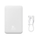 Зовнішній акумулятор Baseus Magnetic Mini Wireless Fast Charge Power Bank 20000mAh 20W White (PPCX150002)