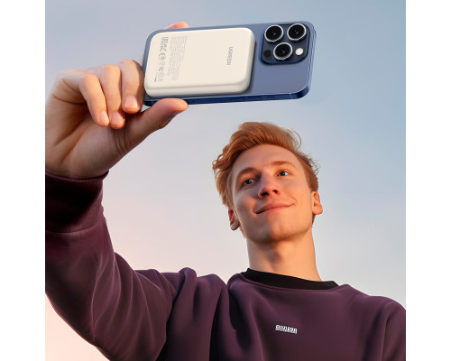 Зовнішній акумулятор UGREEN PB561 10000mAh MIni Magnetic Wireless 20W (UGR-25208)