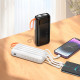 Зовнішній акумулятор Hoco J151A Spirit dual lighting four-cable power bank(20000mAh) (6942007653374)