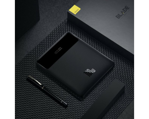 Зовнішній акумулятор Baseus Blade Power Digital Display Fast Charging Power bank 20000mAh 100W Black (PPDGL-01)