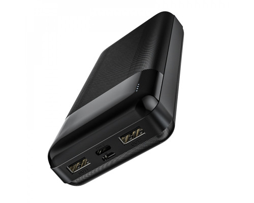 Зовнішній акумулятор HOCO J72A Easy travel power bank(20000mAh) Black (6931474738394)