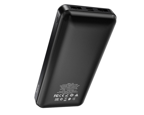 Зовнішній акумулятор HOCO J72A Easy travel power bank(20000mAh) Black (6931474738394)