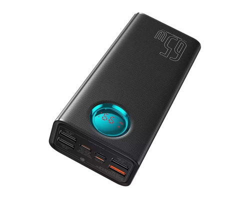 Зовнішній акумулятор Baseus Amblight Digital Display Fast Charge Power Bank 26800mAh 65W Cluster Black (P10022402113-00)